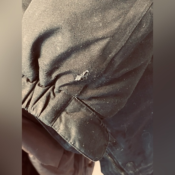 The North Face Goose Down 550 Hood Parka Jacket Black Women's Size Medium nylon - Picture 16 of 16